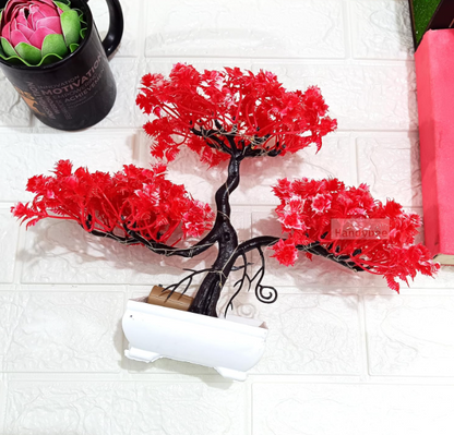 Fake Bonsai with LED (24cm, Red Tree) – Brighten Up Your Dark Spaces