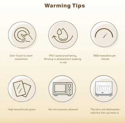 Smart Self-Blending Mug | Instant Effortlesss mixing.