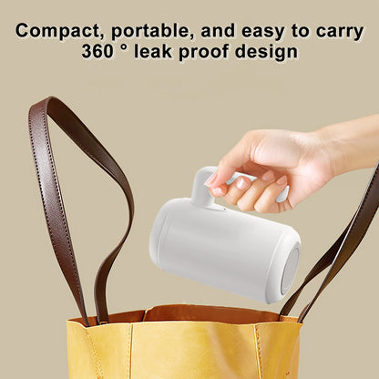 13.5Oz Self Stirring Mug, LED Temperature Display Magnetic Stirring Cup, 316 Stainless Steel Auto Mixer Cup, Auto Magnetic Stirring Coffee Mug for Coffee, Milk, Protein Powder (White)